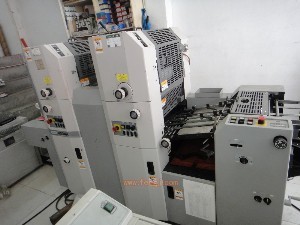 二手濱田八開(kāi)雙色酒精機(jī)出售，溫州藍(lán)天印刷物資推薦